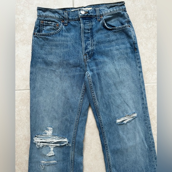 GRLFRND Courtney Low Rise Loose Boot Jeans in Rosarito - Picture 6 of 15